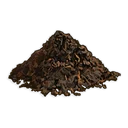 Hojas de té molidas