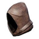 Capucha de cuero duro